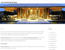 Tablet Screenshot of les-artisans-de-nice.com